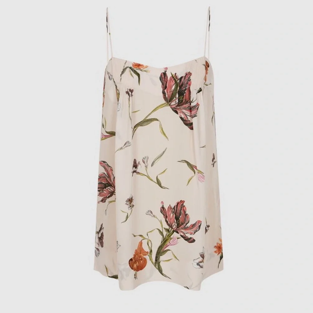 REISS  Lois Silk Floral Cami Top